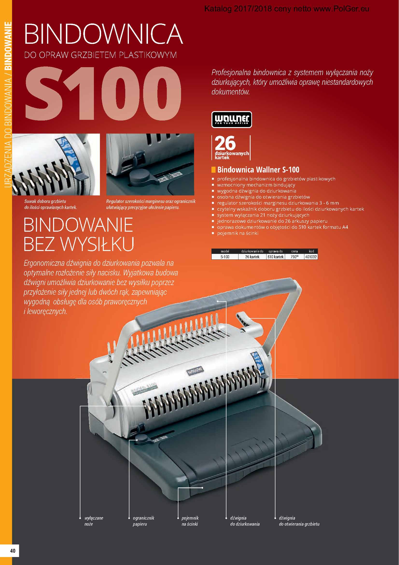 Bindownica S100
